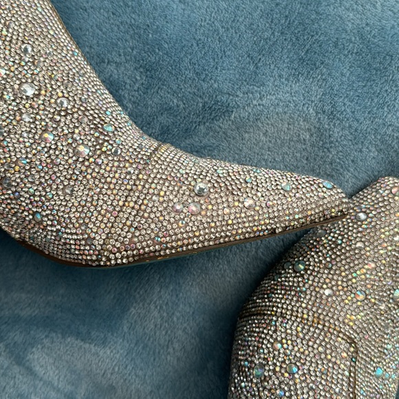 Betsey Johnson Kyla Sparkly Rhinestone Boots - Picture 6 of 10